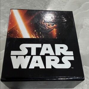 Star Wars Black and Red Stainless Steel Ring